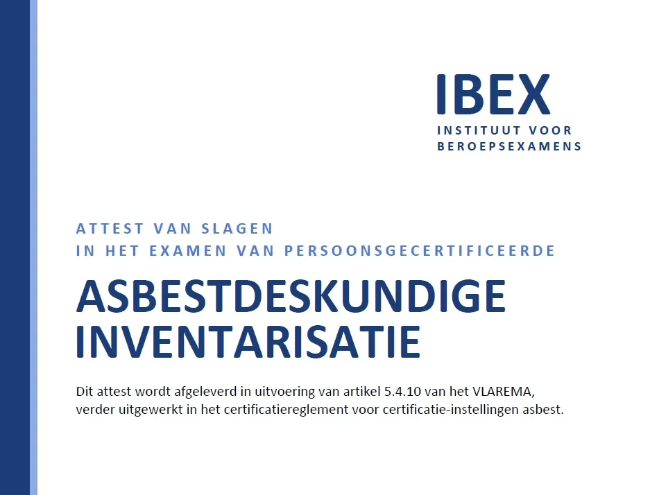 Asbestdeskundige Inventarisatie