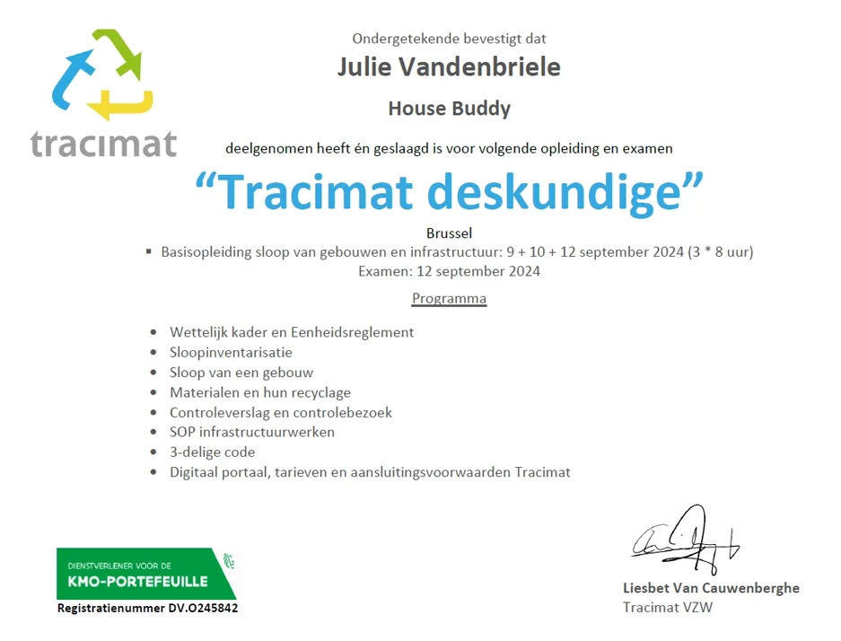 Tracimat deskundige
